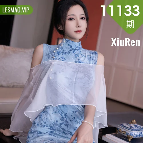 XiuRen 秀人 No.11133 鱼子酱Fish 青瓷连衣裙肉丝