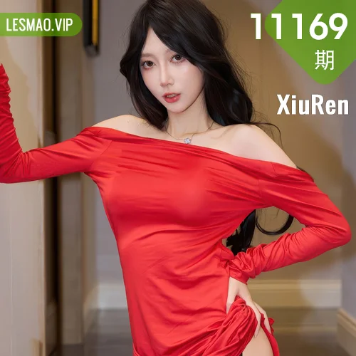 XiuRen 秀人 No.11169 玥儿玥er 红色连衣裙魅惑黑丝