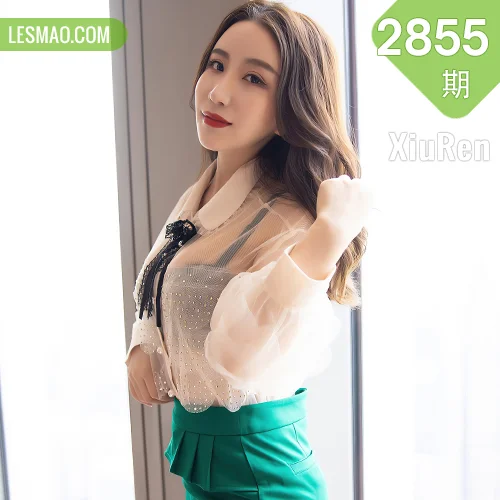 XiuRen 秀人 No.2855  灰丝短裙 绯月樱 都市ol短裙