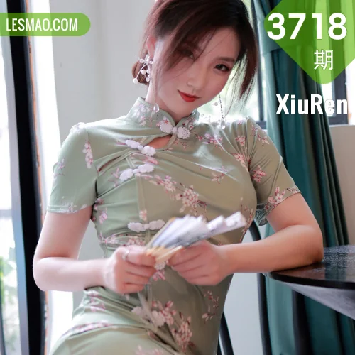 XiuRen 秀人 No.3718 韵味旗袍 刘艾琳Allen 性感写真3