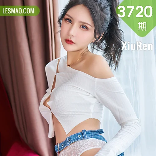 XiuRen 秀人 No.3720 蕾丝吊袜内衣 Emily尹菲 性感写真3