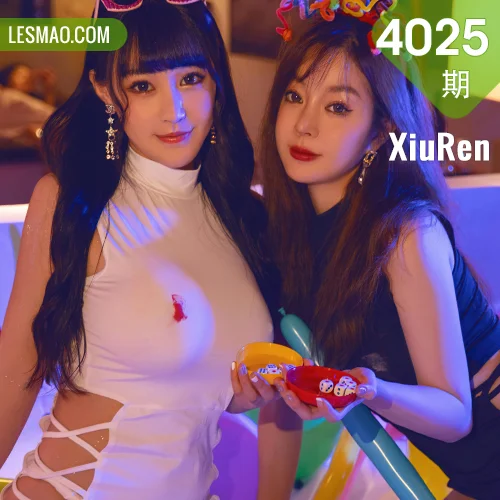XiuRen 秀人 No.4025 生日party系列模特合集 王雨纯和朱可儿Flower33