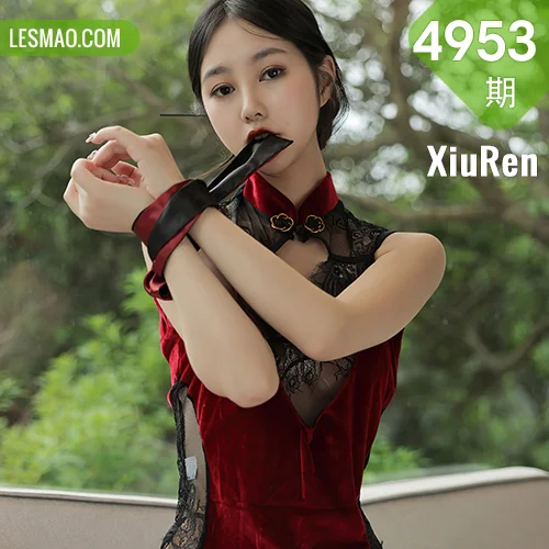 XiuRen 秀人 No.4953 红色旗袍 谢晚晚 首套写真2