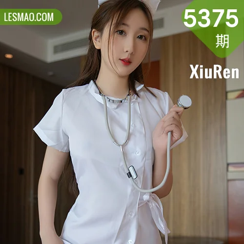 XiuRen 秀人 No.5375 白色护士服 江真真 第三套写真3
