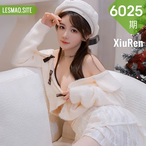 XiuRen 秀人 No.6025 婠婠么 圣诞白丝性感写真