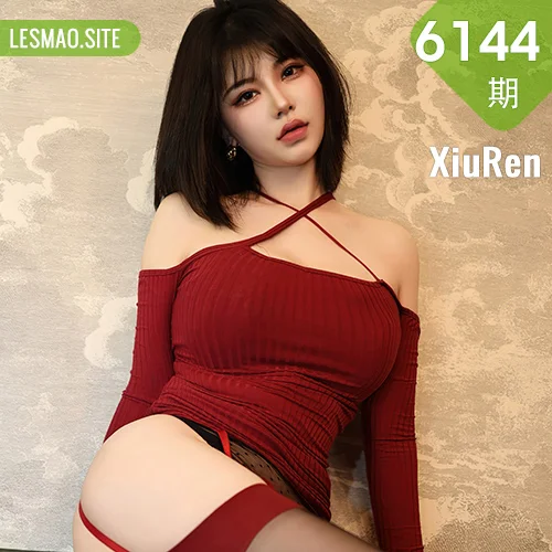 XiuRen 秀人 No.6144 桃桃子_ 黑色蕾丝内衣写真