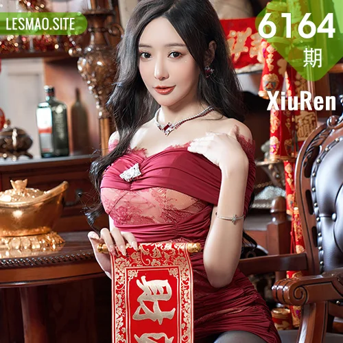 XiuRen 秀人 No.6164 王馨瑶yanni 红色情趣内衣写真