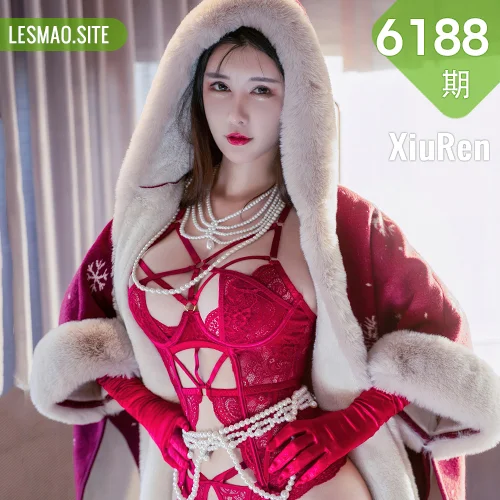 XiuRen 秀人 No.6188 夏沫沫 网袜红内衣