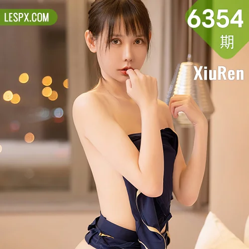 XiuRen 秀人 No.6354 甜佳佳 蓝色短款制服第二套写真3