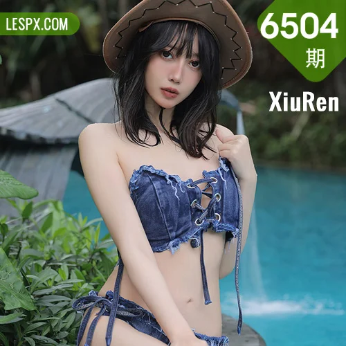 XiuRen 秀人 No.6504 玥儿玥er 牛仔比基尼二月万宁旅拍33