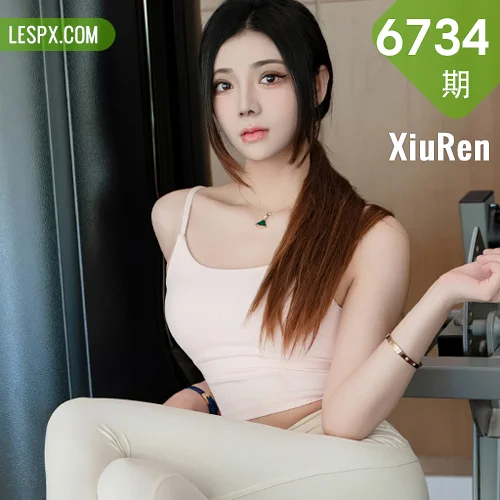 XiuRen 秀人 No.6734 加朵babe 粉色瑜伽服性感写真3