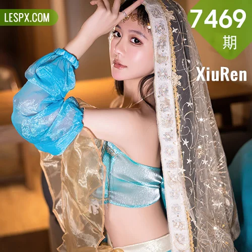 XiuRen 秀人 No.7469  幼幼 蓝色西域舞娘性感写真22