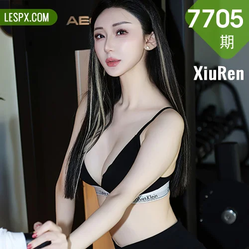 XiuRen 秀人 No.7705  田兮白 黑色比基尼第二套写真