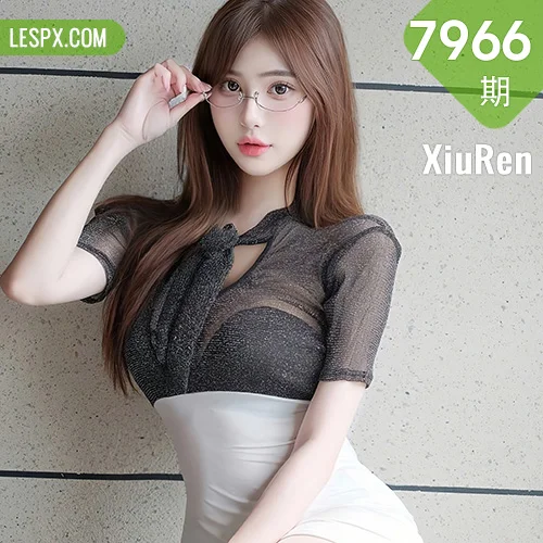 XiuRen 秀人 No.7966  Lavinia肉肉 黑色薄纱性感写真