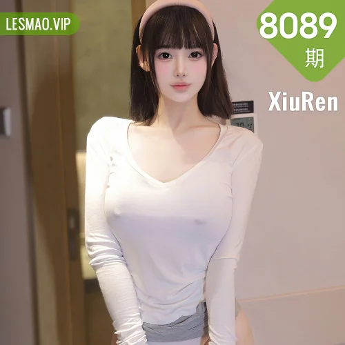 XiuRen 秀人 No.8089  李可可 白色轻透上衣性感写真33