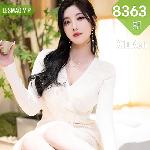 XiuRen 秀人 No.8363 杨晨晨Yome 白色露肩轻透服饰性感写真1