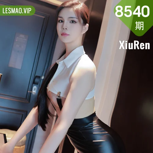 XiuRen 秀人 No.8540 雪糕CiCi 白T黑裙性感写真33