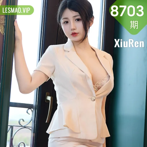 XiuRen 秀人 No.8703 陈小花 白色Ol制服性感写真1