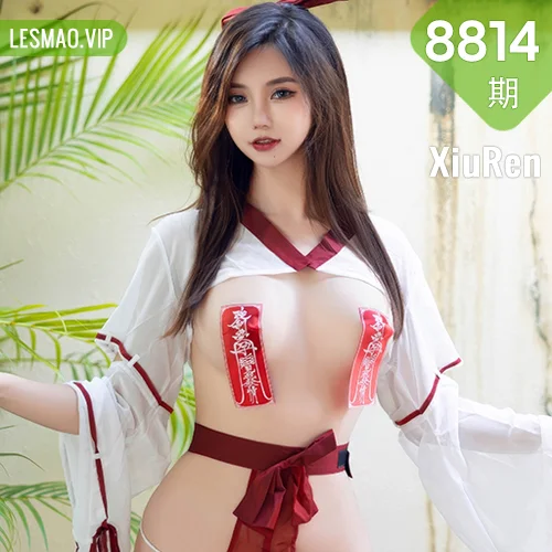 XiuRen 秀人 No.8814 绮里嘉ula 白色造型服饰性感写真1