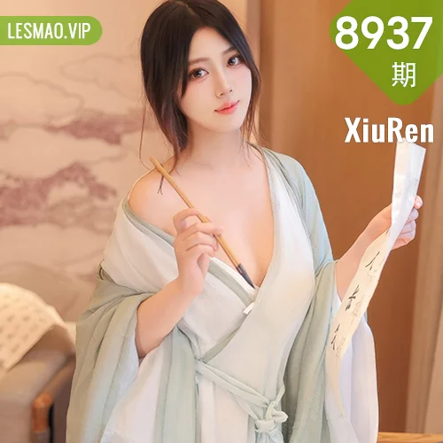 XiuRen 秀人 No.8937 蛋蛋宝 绿色古装服饰性感写真1