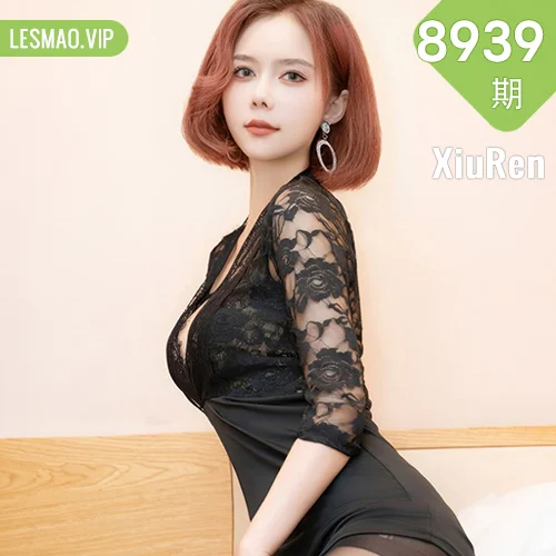XiuRen 秀人 No.8939 白芷yy 黑色包臀裙性感写真3