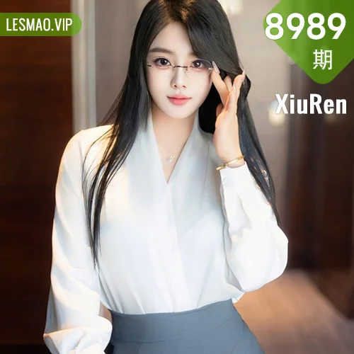 XiuRen 秀人 No.8989 麦田 首套写真白色OL2