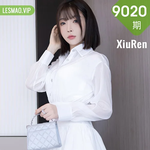 XiuRen 秀人 No.9020 徐莉芝Booty 白色连衣短裙性感写真1