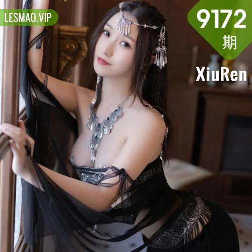 XiuRen 秀人 No.9172 杏子Yada 黑色轻透服饰