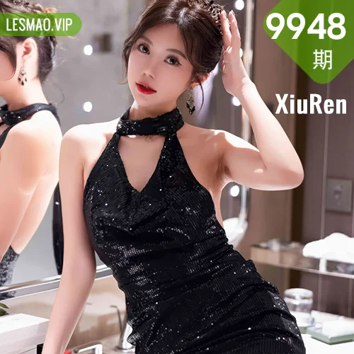 XiuRen 秀人 No.9948 绮里嘉ula 翘臀黑丝内衣私房