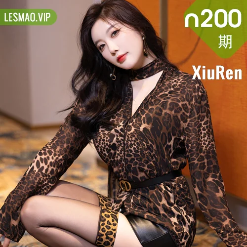 XiuRen 秀人 No.N200 杨晨晨豹纹黑丝高跟