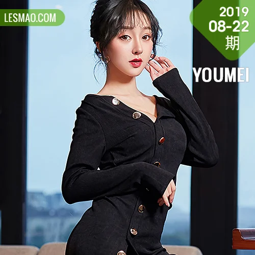 YOUMEI 尤美  李纤纤 黑丝长腿模特